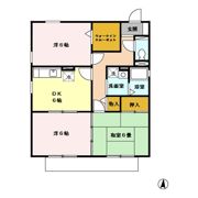 セジュール弓削の間取り画像