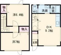 メゾネット双葉の間取り画像
