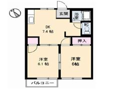 フレンド・ハイツの間取り画像