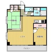ヴィラ茶町通りの間取り画像