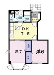 エル・フラワーBの間取り画像