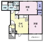 マロンハイム弐番館の間取り画像