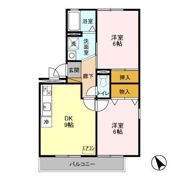 ハイカムールNの間取り画像