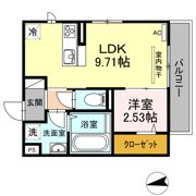 リビングタウン富木島 Bの間取り画像