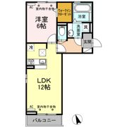 エスパシオときわⅡの間取り画像