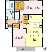 プランドール セレナ A棟の間取り画像