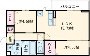 Polonia Wakamatsu A棟の間取り画像
