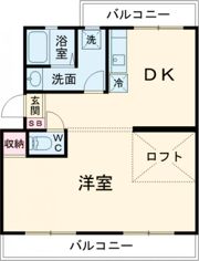 リルームス坂ノ市の間取り画像