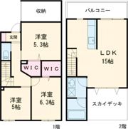 メゾネージ屋山 B棟の間取り画像