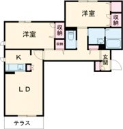ベレオ東加古川の間取り画像