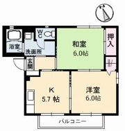 ディアスsun E棟の間取り画像