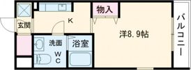 パストラル西中条の間取り画像