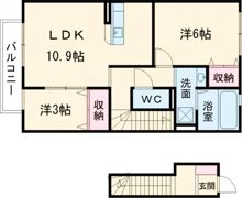 アリスⅡの間取り画像