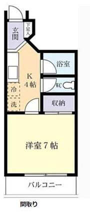 Kー1ビルの間取り画像