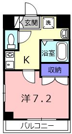 クレセール杉ヶ町の間取り画像