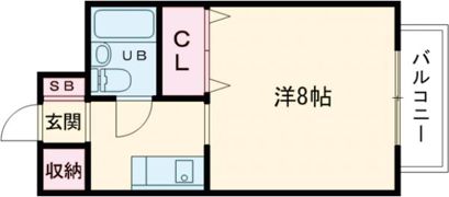 プチハイツ奈良の間取り画像