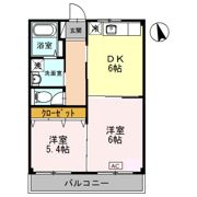 ツクモハイツの間取り画像