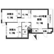 グランメールマーベラスの間取り画像