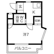 山富第3マンションの間取り画像
