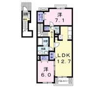ロアンジュ Aの間取り画像