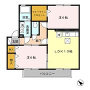 ピュア 雅の間取り画像