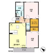 スプリングフォレスト Bの間取り画像