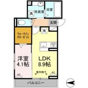 Fleurir(ﾌﾙﾘｰﾙ）の間取り画像