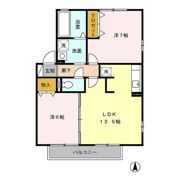 サンハウス Bの間取り画像