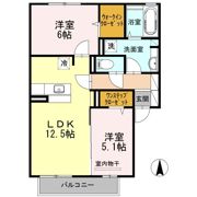 ソレイユ アンの間取り画像