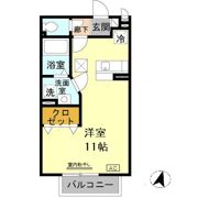 ハイツ大蔵の間取り画像