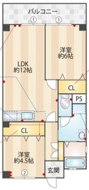 ワールドホンダ福岡ビルの間取り画像