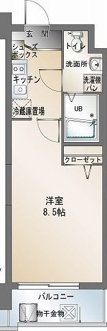 エンクレスト警固の間取り画像