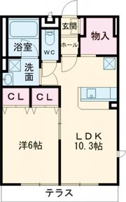 アムール C棟の間取り画像