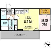フロレゾン和白の間取り画像