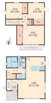 中新田戸建貸家の間取り画像