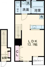 ambition深堀Bの間取り画像