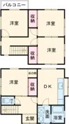 I様西井阪戸建ての間取り画像