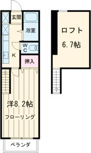 シャルダン ベルⅢの間取り画像
