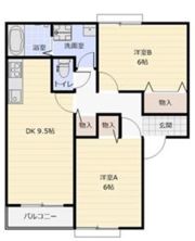 サンハーモニー大和田 Fの間取り画像