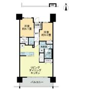 ライオンズ浦添城間グランテラスの間取り画像