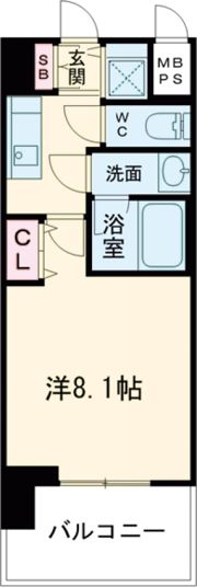 グランカーサ高井田の間取り画像