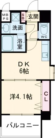 グランカーサ高井田の間取り画像