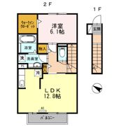 アルカディア A棟の間取り画像