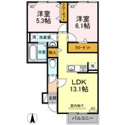 コンフォール西小鷹野Ⅱの間取り画像