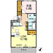フローラ島間の間取り画像