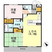 サンフラワー千里王子 B棟の間取り画像