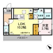 ブランネージュ新山口Ⅱの間取り画像