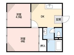 トミーハイツの間取り画像