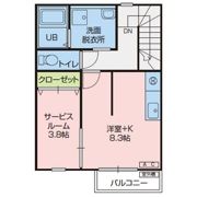 フリーデンⅢの間取り画像