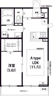 リブリ・クレールⅢの間取り画像